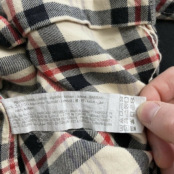Zara Boys Plaid Button Up Shirt Flannel Size 11/12 - Picture 5 of 5